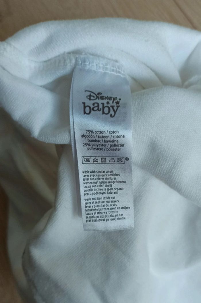 Pyjama velours Blanc Panpan lapin dans Bambi - Disney Baby - Taille 12 mois neuf - photo numéro 5