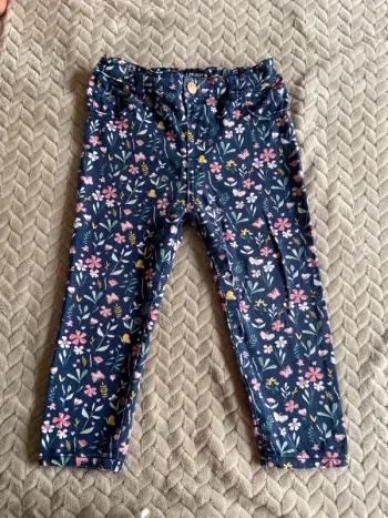 Pantalon à fleur
