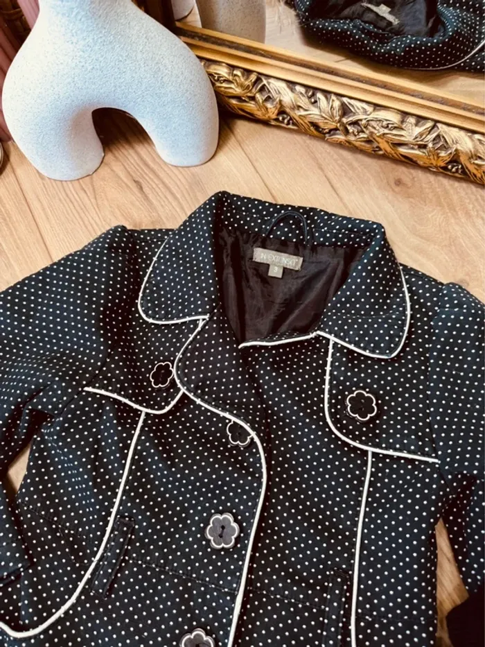 Taille 3 ans trench et bonnet fille Extenso noir 🌹 - photo numéro 2