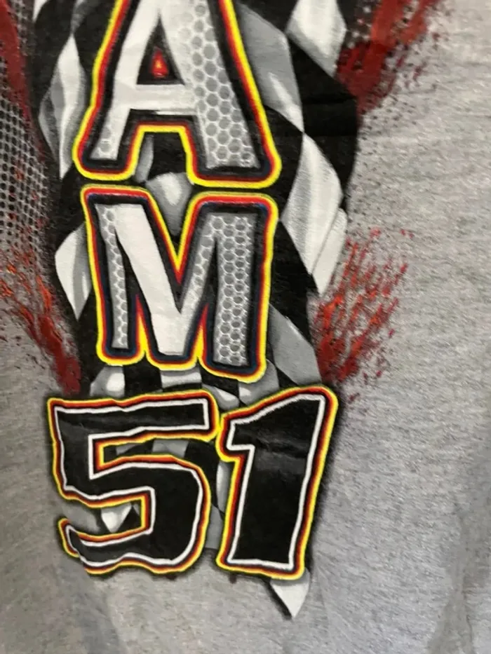 Vintage 90s Bryan Howland Nascar Graphic Crewneck Sweatshirt XXL - photo numéro 5