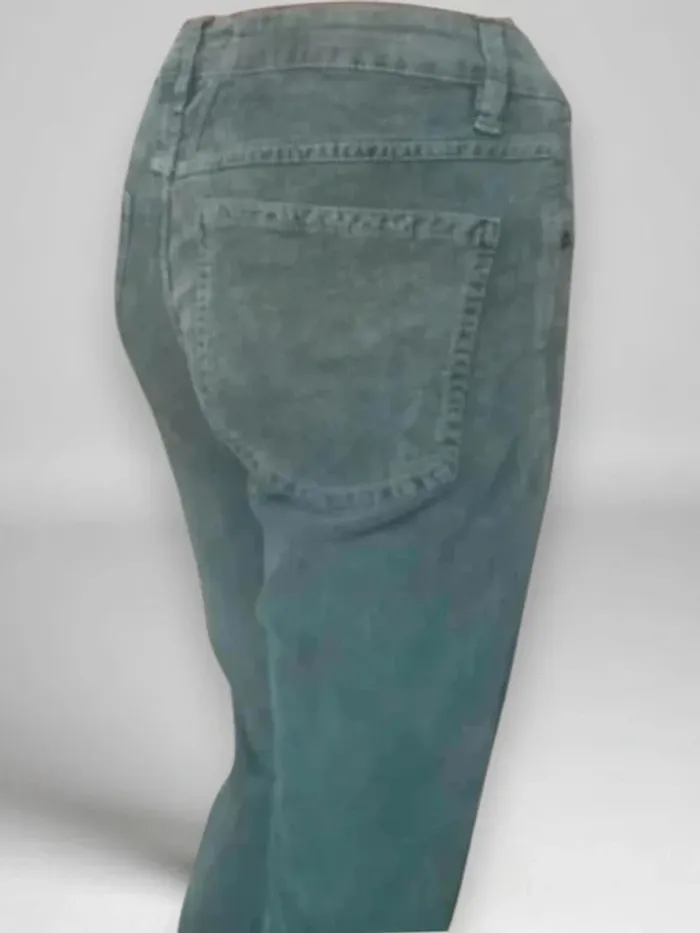 Jean effet velours CLOSED ,coupe slim crop ,taille mi-haute ,extensible - photo numéro 6
