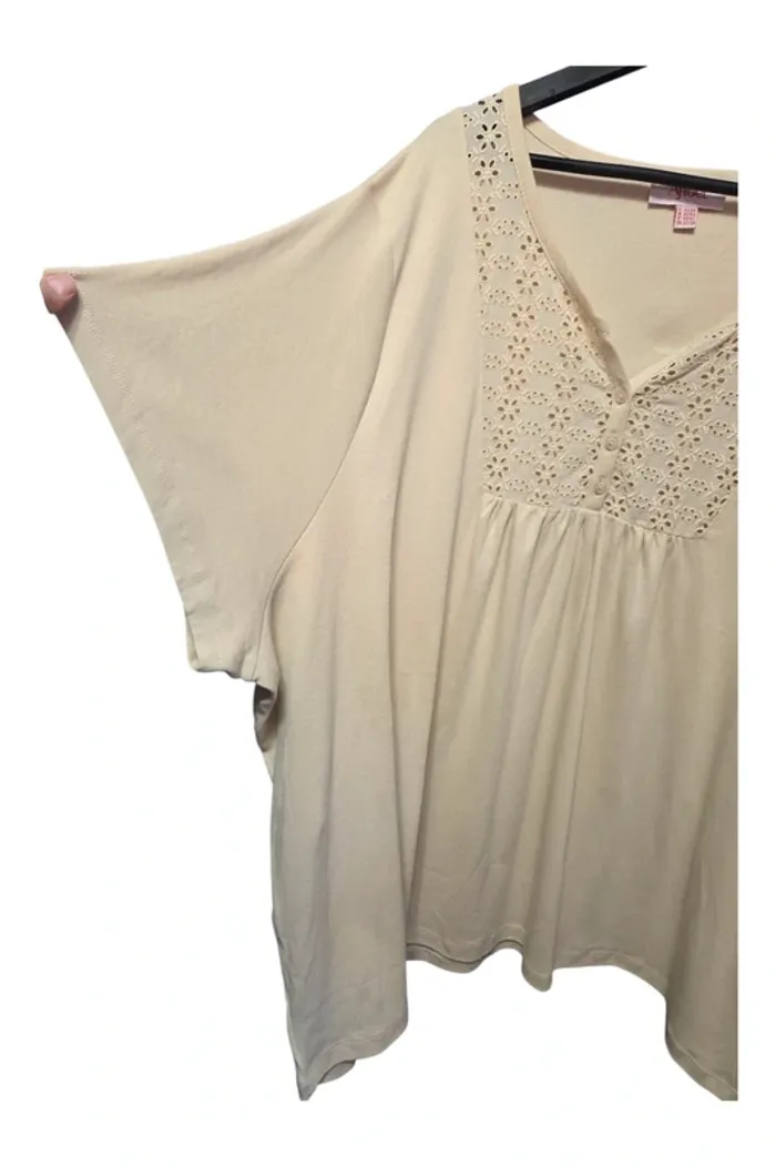 Blouse manches courtes extensible Afibel T62-64 - photo numéro 5