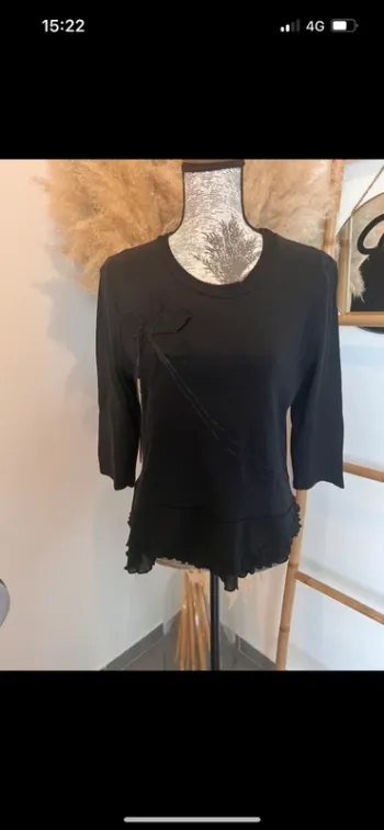 Pull fin noir