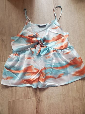 Débardeur satin coloré taille 36