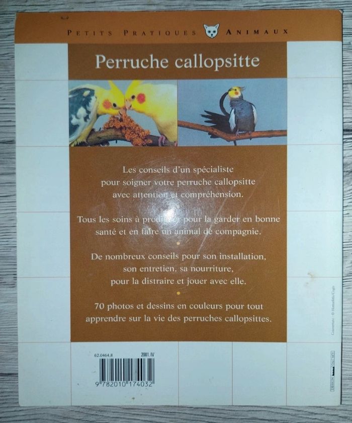 Livre perruche callopsite - photo numéro 2