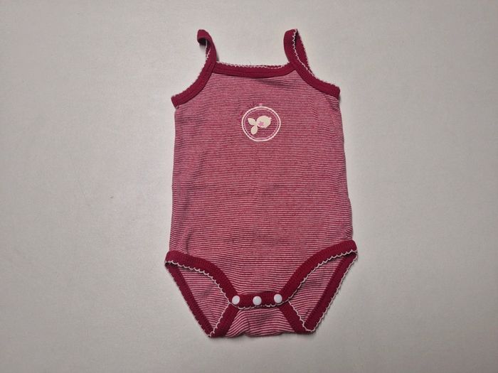 Body rayé rouge