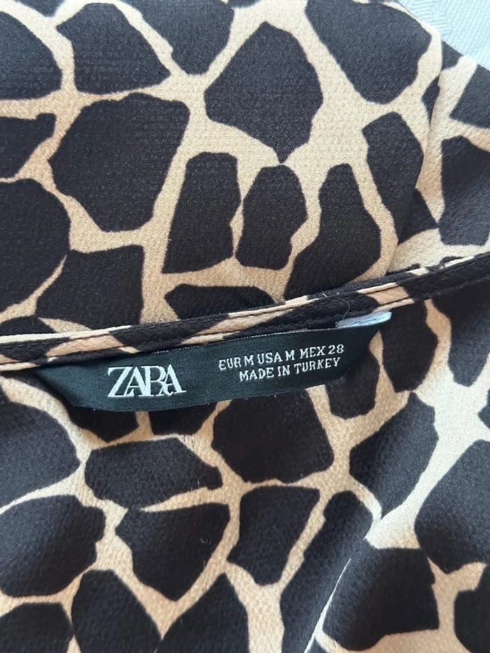 Robe léopard girafe - Zara - photo numéro 3