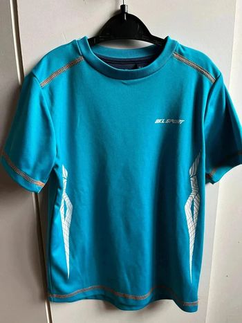 T shirt turquoise taille 8 ans marque bkl