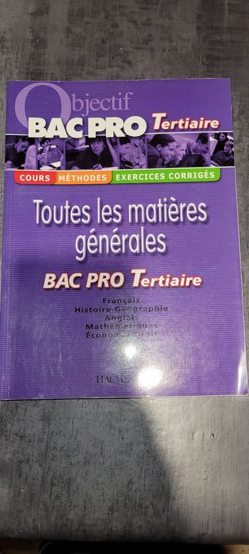 Bac pro tertiaire