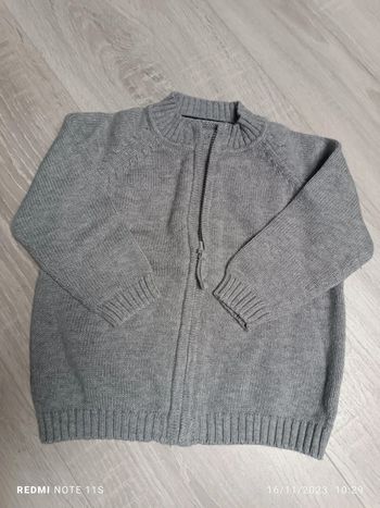 Gilet manches longues