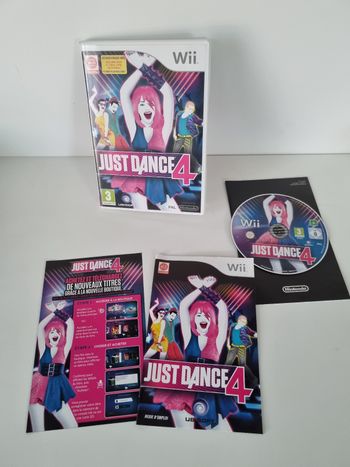 Jeu Just Dance 4 Wii complet PAL FR