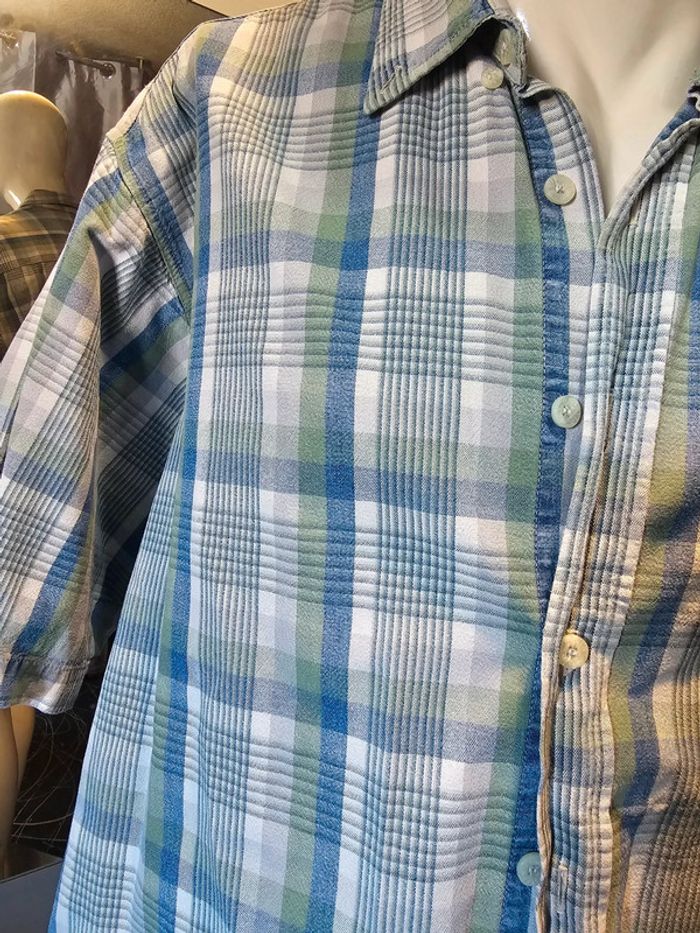 Chemise manche courte a carreaux levis - photo numéro 3