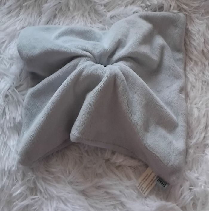 Grand doudou ours bleu - étoile, lune ,nuage- Tchibo TCM - photo numéro 2