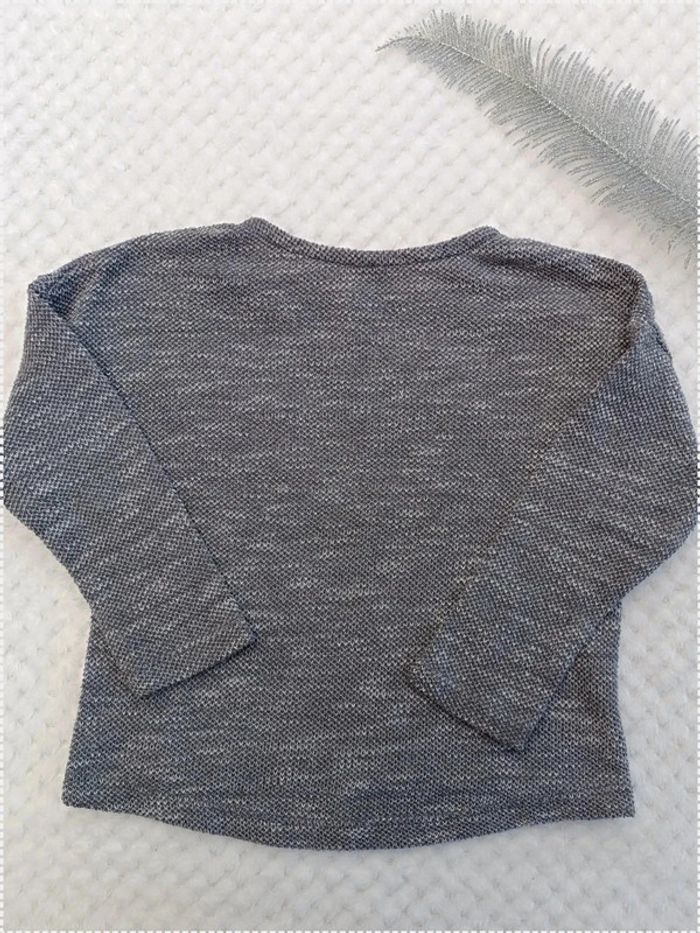 🔸Haut Gris Manches Longues Coeur - 3 ans Orchestra🔸 - photo numéro 4