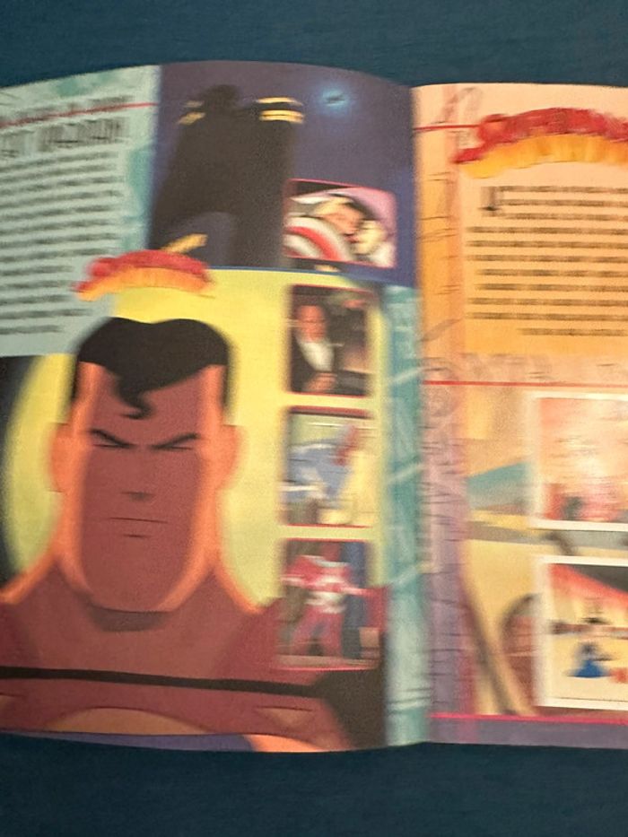 Album livre Panini complet stickers autocollants Superman super héros - photo numéro 3