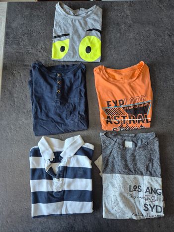 Lot tee shirts garçon