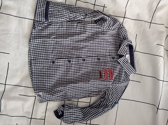 Chemise a carreaux 2 ans
