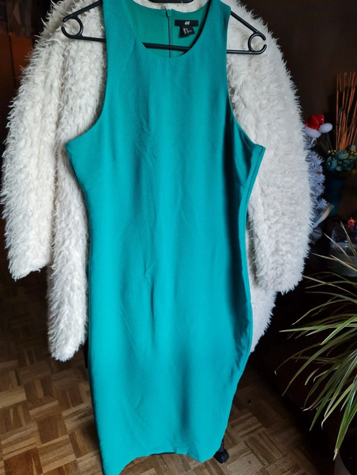 Robe verte  H&M