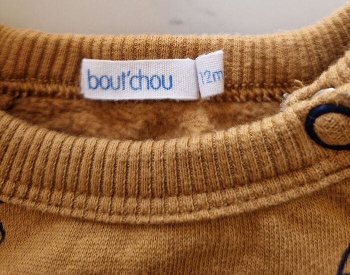 Pull marron Bout'Chou 12 mois - photo numéro 2