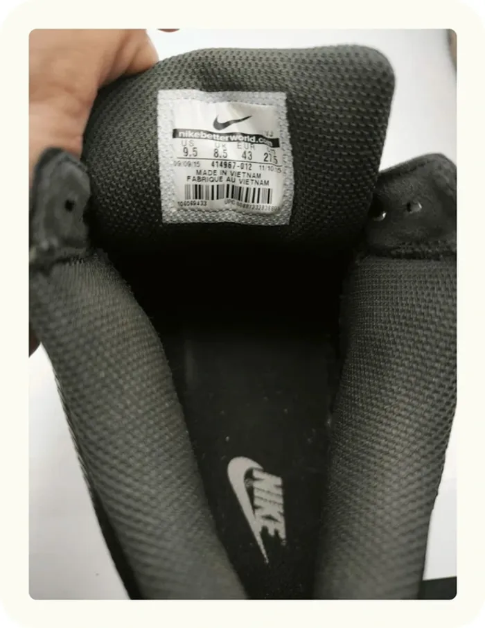 Baskets Nike Jordan Air flight classic black - photo numéro 9