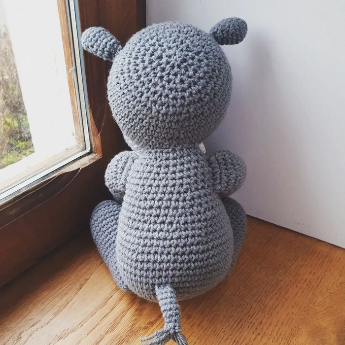 Amigurumi Hippopotame Fait main - photo numéro 3