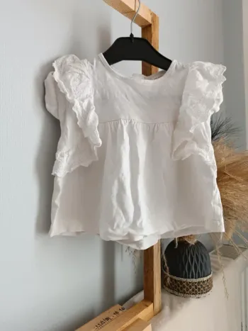 Blouse manche courte Zara 12 mois