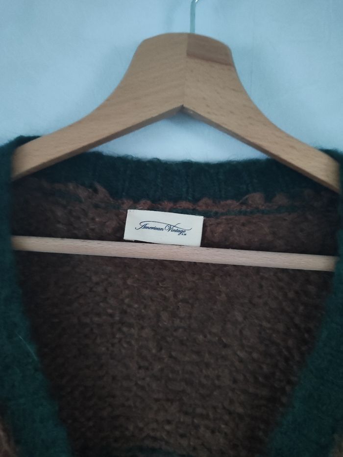 Cardigan mohair American Vintage - photo numéro 4