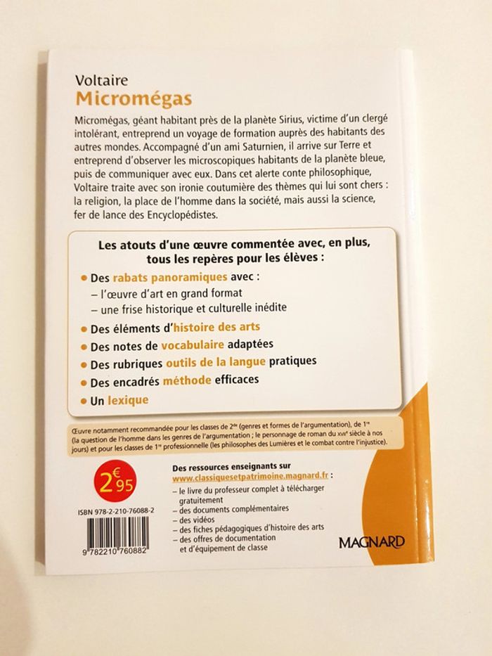 Livre Micromégas Voltaire - photo numéro 2