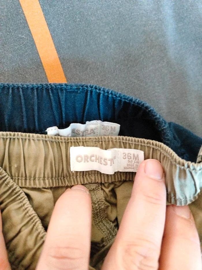 2 pantalons fin 36 mois en parfait état
Orchestra - photo numéro 4