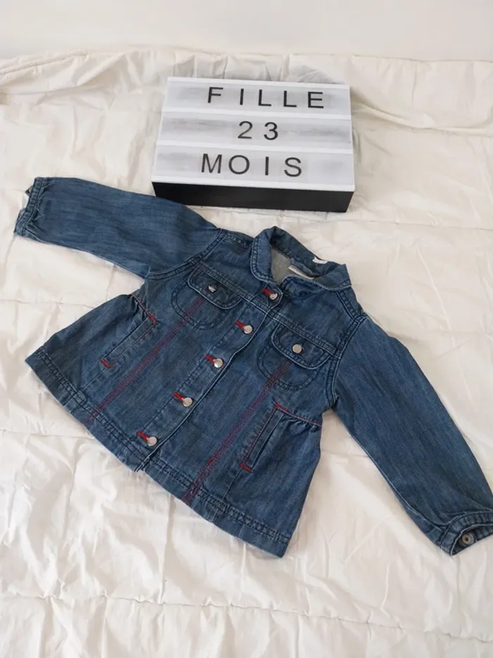 Veste en jean fille 23 mois DPAM