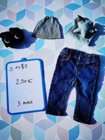 D1180 - jeans garçon 3 mois