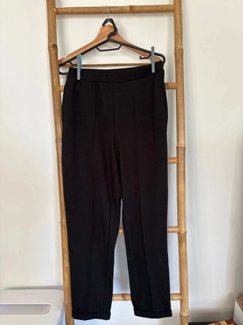 Pantalon en tissu noir Mango taille S /36