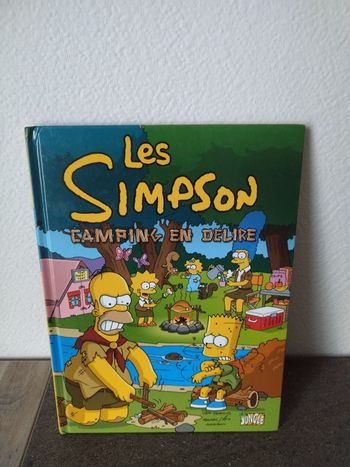 BD Les Simpson "Camping en Délire" 