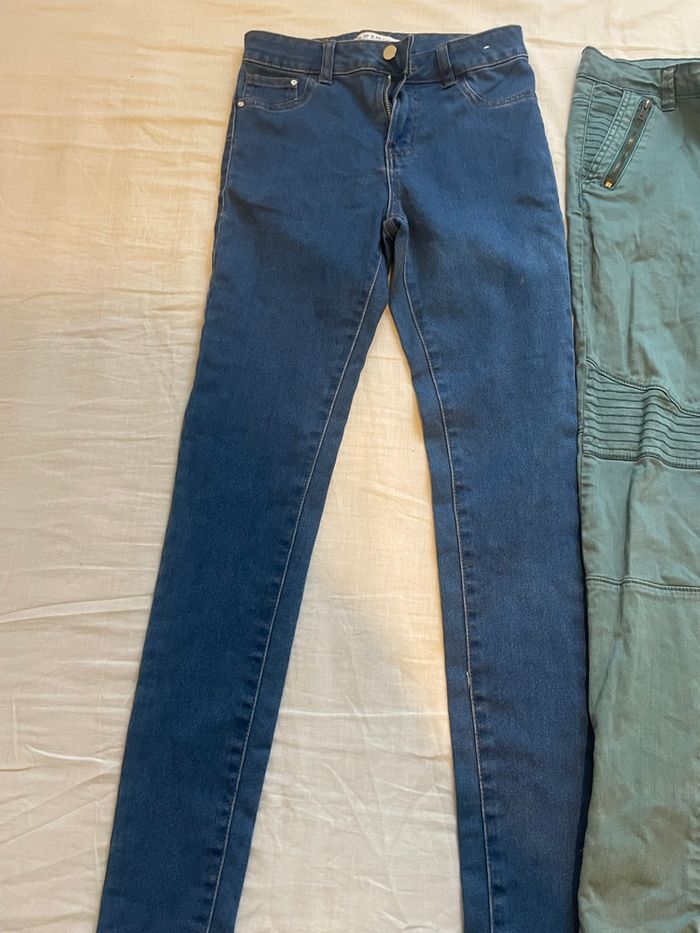 Lot de 2 pantalons jeans femme taille 36 - photo numéro 2