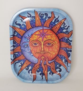 Plateau de roulage Soleil et lune 