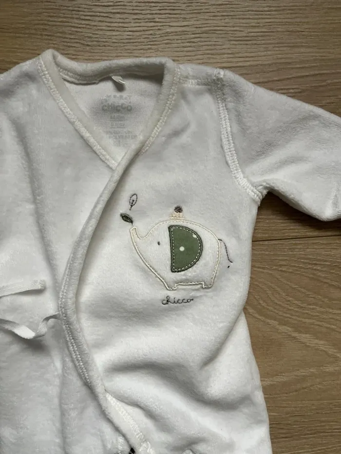 Pyjama velour taille 0 chicco - photo numéro 2
