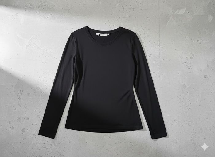 📌 Top / T-Shirt Nylon et Spandex N&B Classic - photo numéro 6