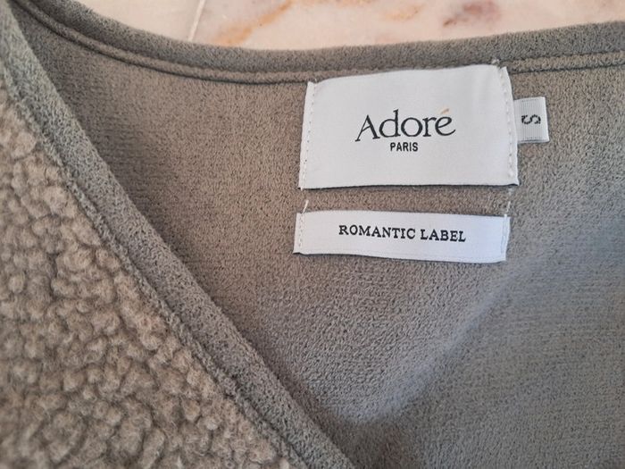 Adoré Paris gilet zip sans manches mouton synthétique 38/40 - photo numéro 13