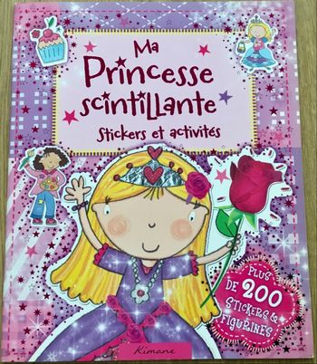 Livre d’activité: Ma princesse 👸🏻 scintillante