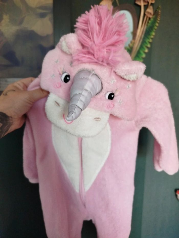 Combinaison chaude licorne 🦄 In extenso - 3 mois - photo numéro 2