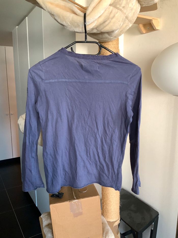 Haut manches longues lilas Zadig et Voltaire 10-12 ans état satisfaisant - photo numéro 2