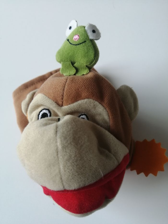 marionnette peluche singe - photo numéro 6