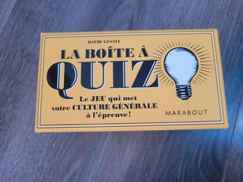 Jeu la boîte a quizz