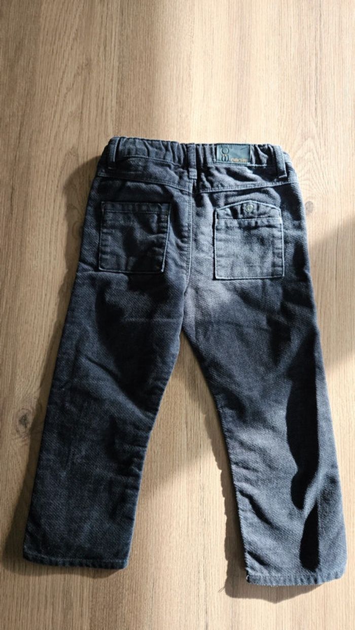 Pantalon gris foncé, taille 3 ans, Obaïbi - photo numéro 3