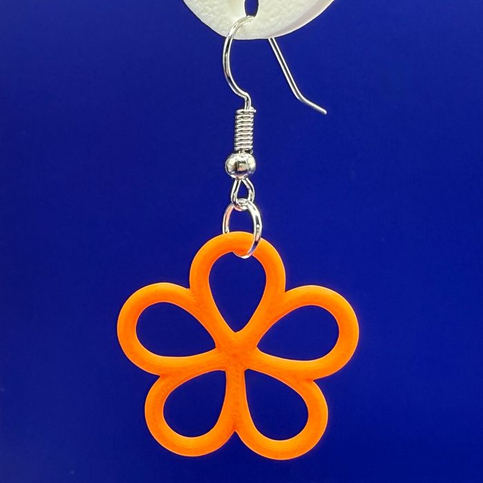 Boucles d’oreilles fleurs - photo numéro 2