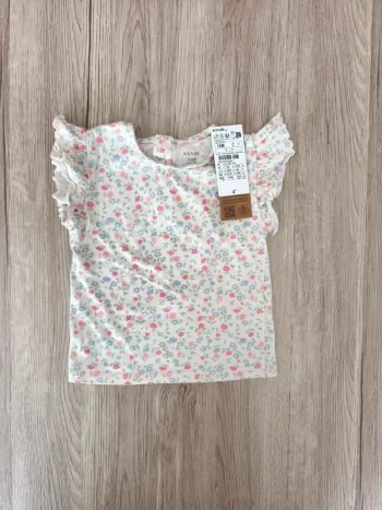T-shirt sans manche froufrou épaule