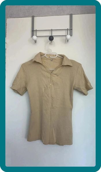 T-shirt beige jaune