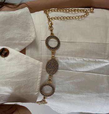 Ceinture chaîne doré longueur 110 cm