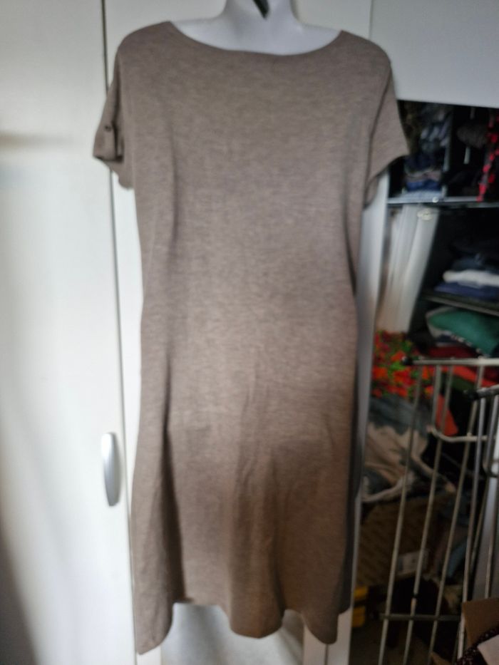 Jolie robe tunique col drapé - photo numéro 7