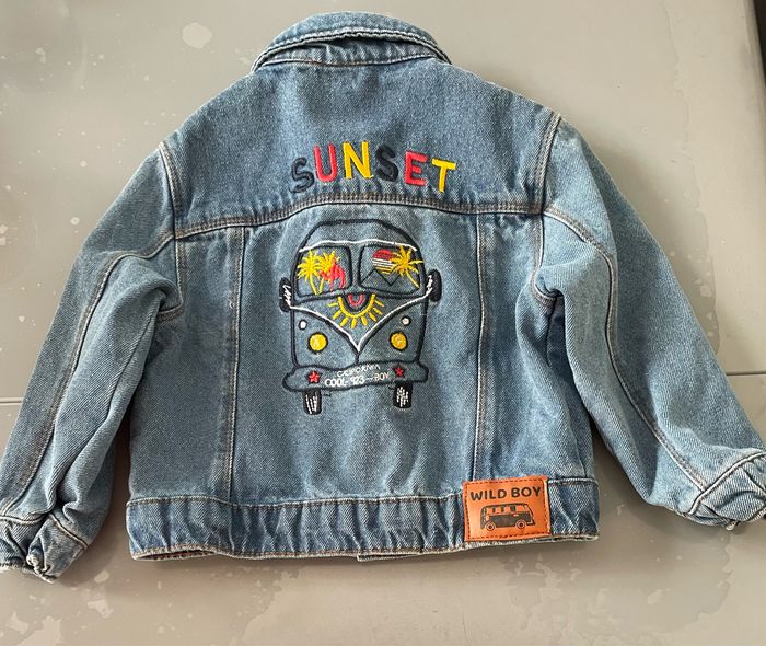 Beau blouson garçon en jean T 3 ans La Fabrique des Garçons Neuf - photo numéro 4